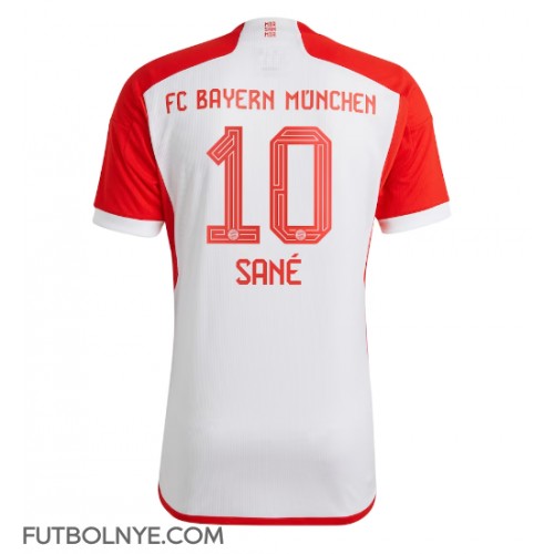 Camiseta Bayern Munich Leroy Sane #10 Primera Equipación 2023-24 manga corta